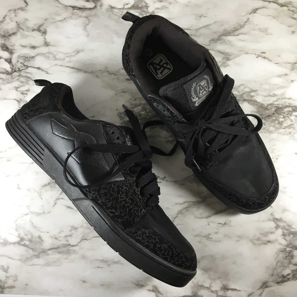 Airspeed Footwear Black  Low Top Skate Shoes